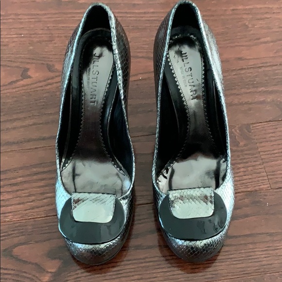 JILL STUART Metallic Snake Skin Pumps - Picture 3 of 7